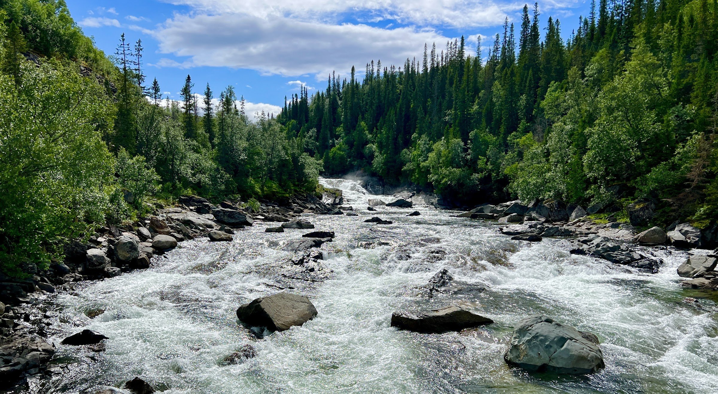 Vattenfallet Lilla Brudslöjan